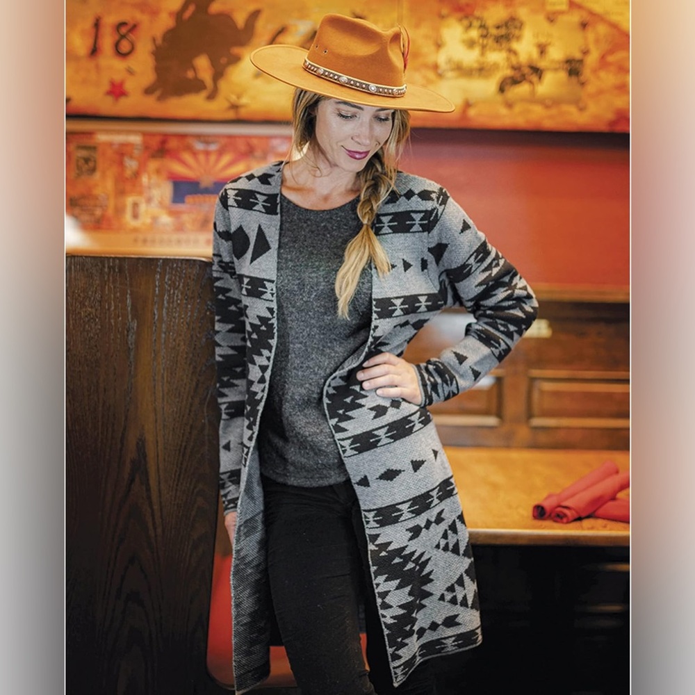 Outback Trading Company Women’s L/XL Nora Sweater Duster Coat